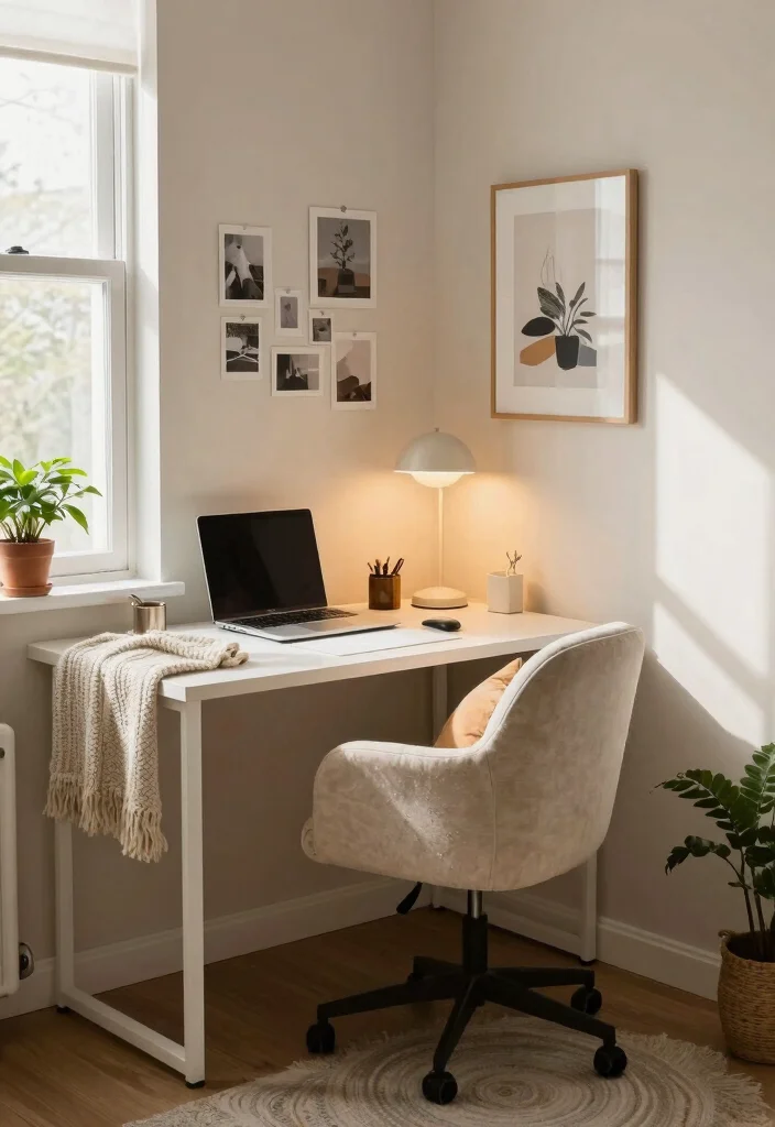 14 Office Setup Ideas Layout for Better Workflow 2. Cozy Corner Nook 0