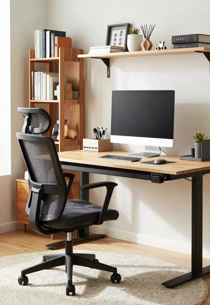 14 Office Setup Ideas Layout for Better Workflow 3. Ergonomic Essentials 0