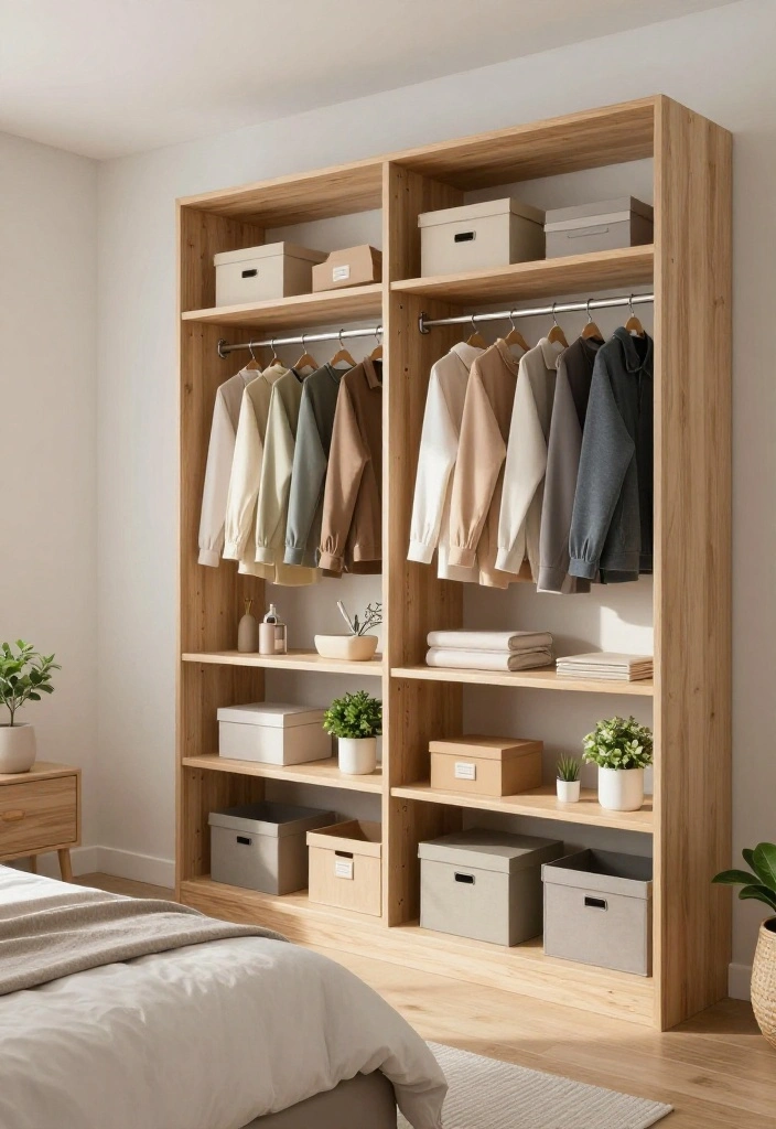 14 Open Closet Ideas for Modern and Airy Bedrooms 52 14 Open Closet Ideas for Modern and Airy Bedrooms 12. Open Shelving for Easy Access 0