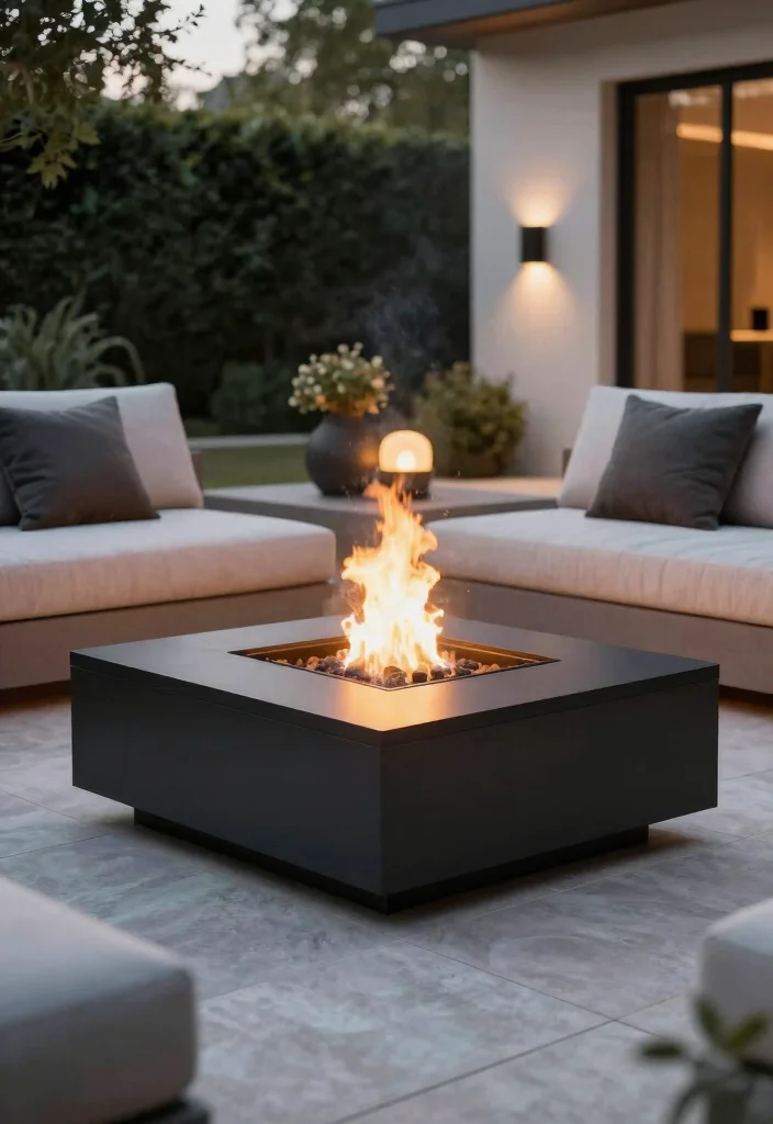 14 Outdoor Fireplace Ideas for Backyard Gatherings 11. Elevated Fire Pit 0