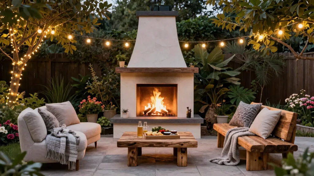 14 Outdoor Fireplace Ideas for Backyard Gatherings