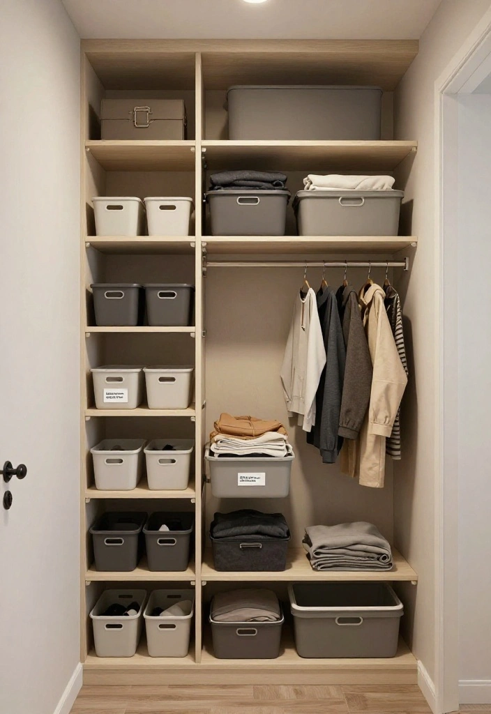 14 Small Walkin Closet Ideas for Tight and Narrow Layouts 14. Plan for the Future 0