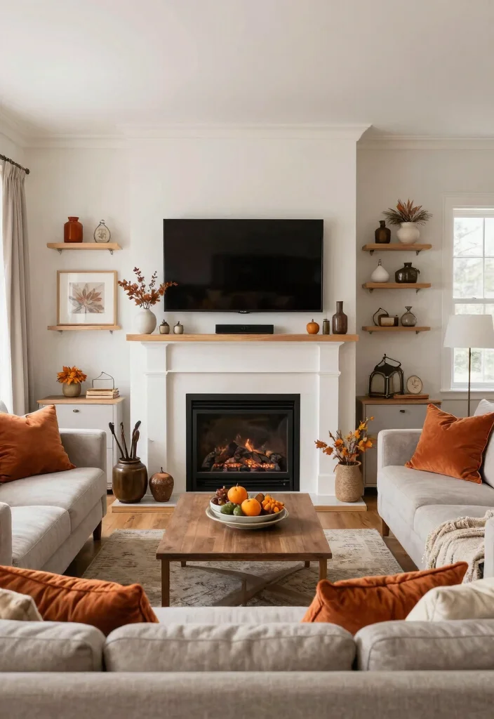 14 TV Over Fireplace Ideas for Balanced Layouts 14. Seasonal Decor Swaps for Fresh Looks 0 1