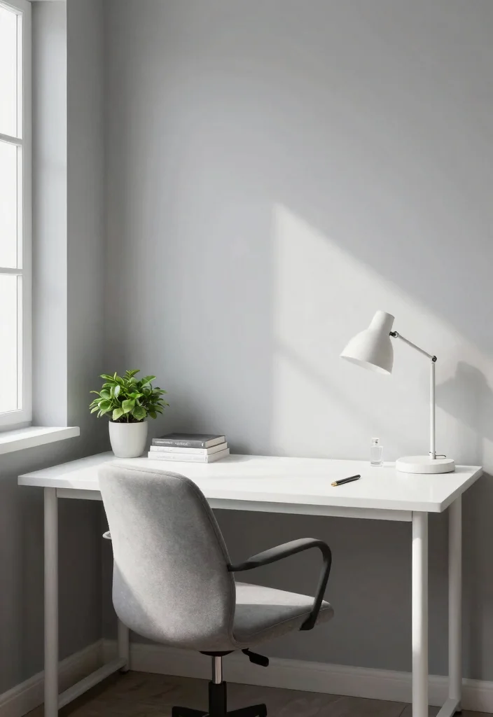 16 Home Office Ideas for Comfortable Everyday Work 1. Embrace Minimalism 0