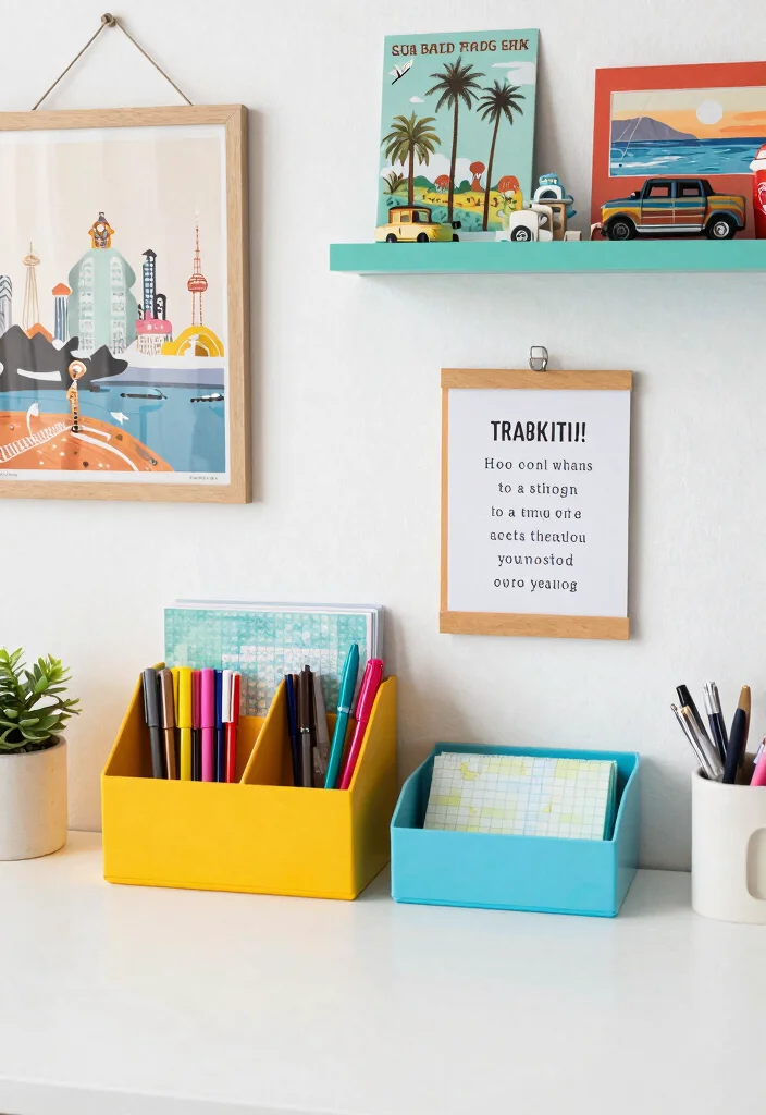 16 Home Office Ideas for Comfortable Everyday Work 11. Personalized Desk Accessories 0