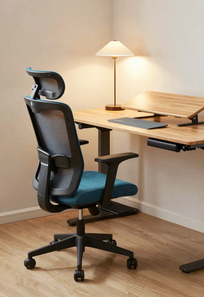 16 Home Office Ideas for Comfortable Everyday Work 2. Ergonomic Furniture 0