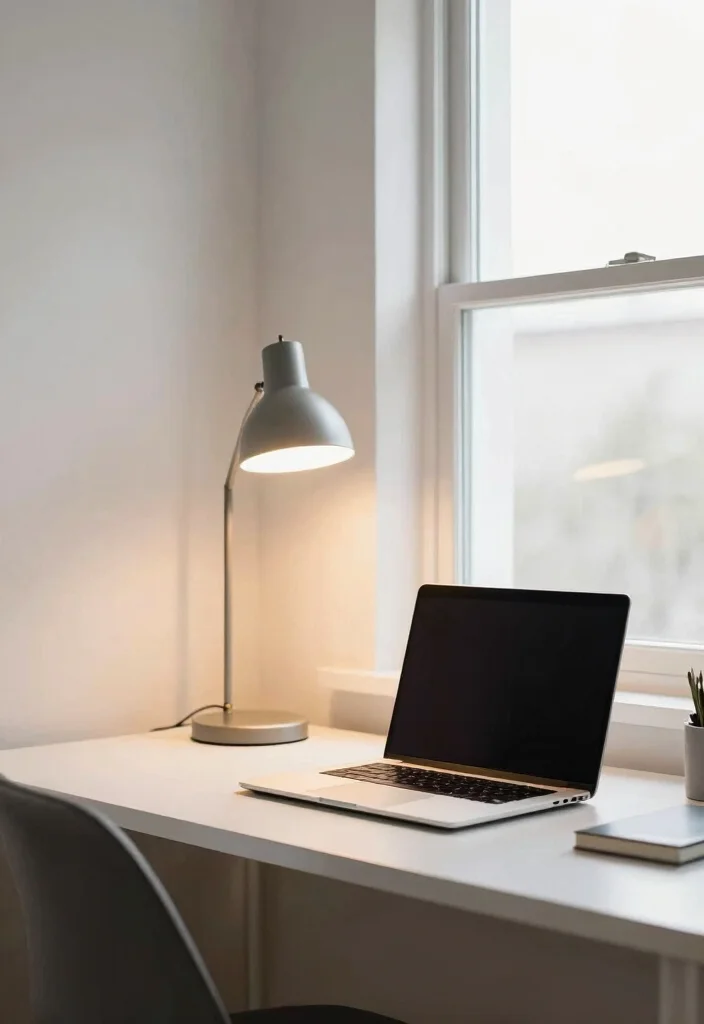 16 Home Office Ideas for Comfortable Everyday Work 9. Functional Lighting 0