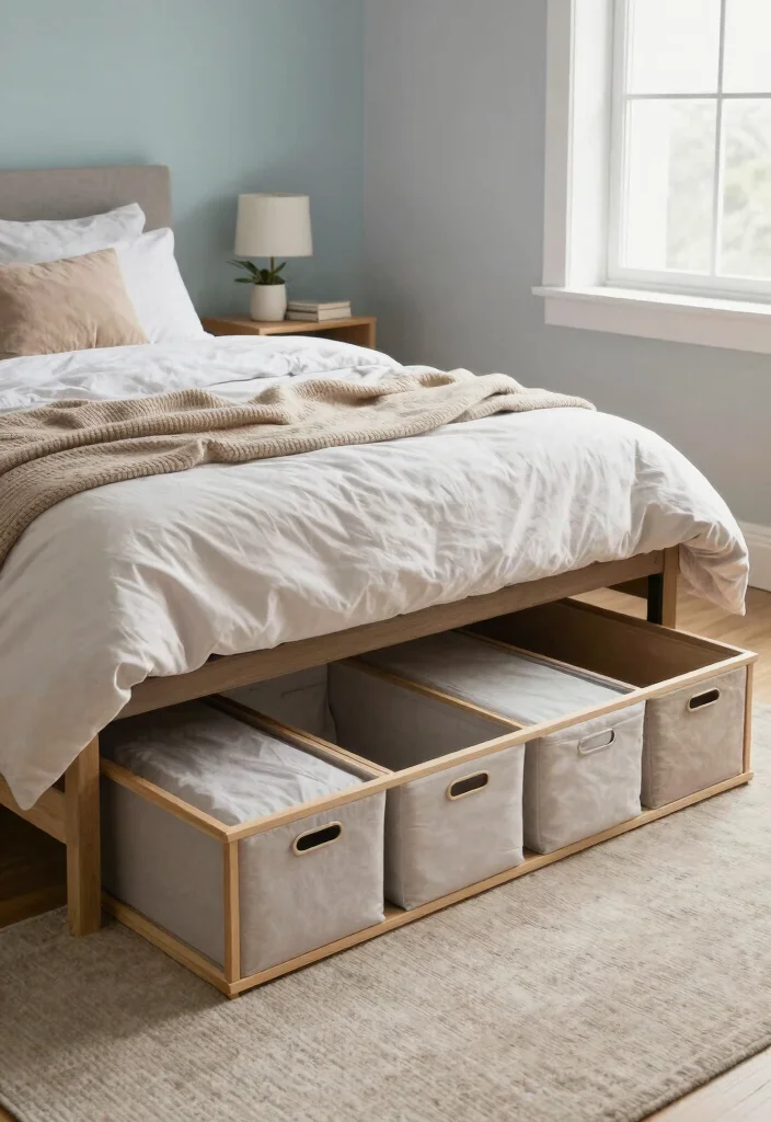 16 IKEA Closet Ideas for Affordable Custom Storage 13 16 IKEA Closet Ideas for Affordable Custom Storage 3. Under Bed Storage Magic 0