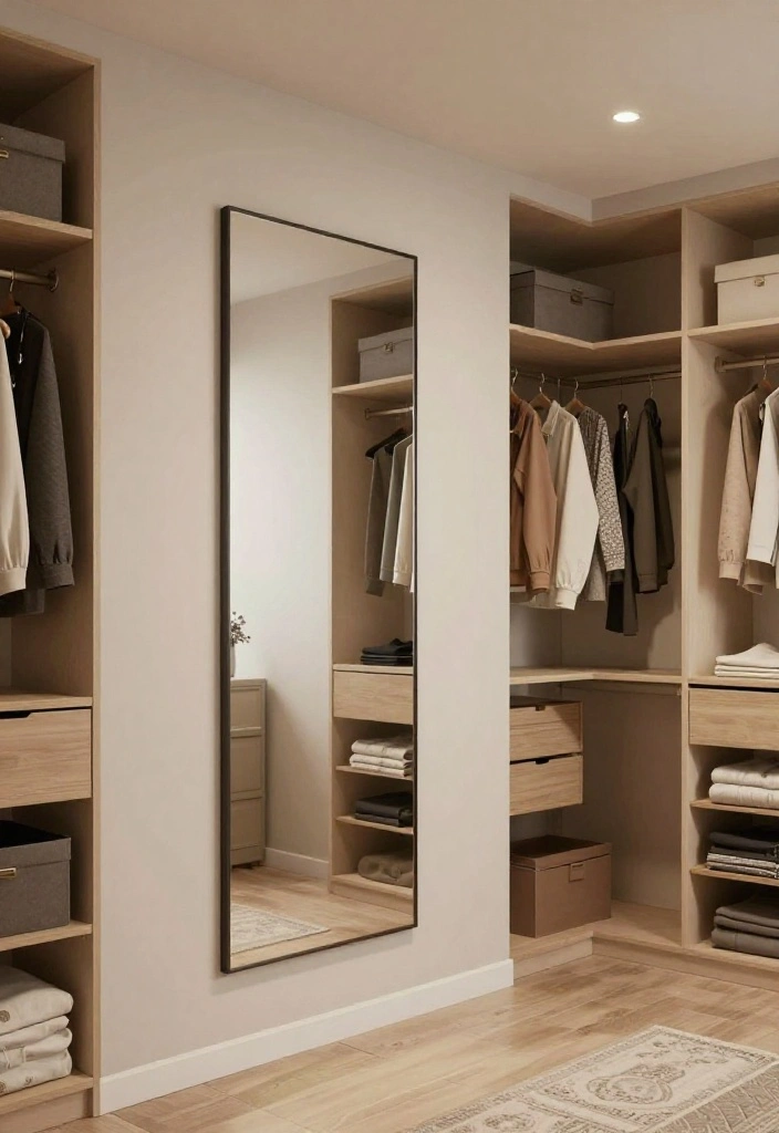 16 IKEA Closet Ideas for Affordable Custom Storage 38 16 IKEA Closet Ideas for Affordable Custom Storage 8. Mirrors for Depth and Light 0