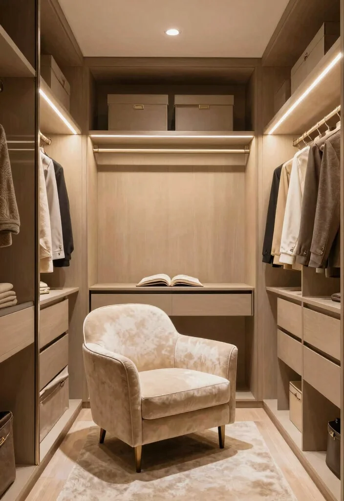 16 Master Walk In Closet Ideas with Luxury Layouts 16. Luxury and Comfort 0 1