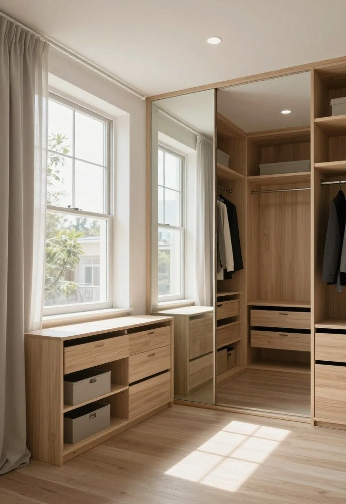 16 Master Walk In Closet Ideas with Luxury Layouts 3. Natural Light Emphasis 0 1