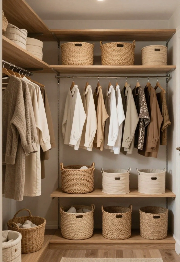 16 Master Walk In Closet Ideas with Luxury Layouts 6. Eco Friendly Accessories 0 1