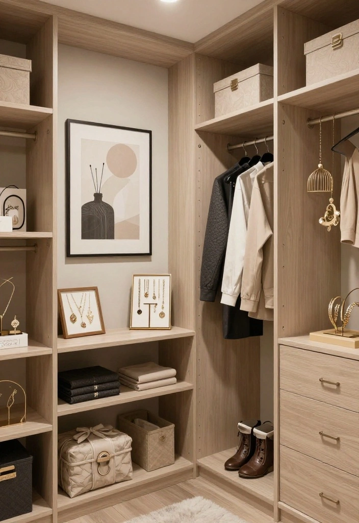 16 Master Walk In Closet Ideas with Luxury Layouts 9. Personalized Touches 0 1