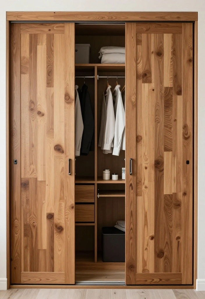 16 Small Walk In Closet Ideas That Maximize Every Inch 2 16 Small Walk In Closet Ideas That Maximize Every Inch 2. Compact Wardrobe with Sliding Doors 0